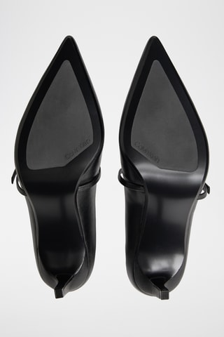 Escarpins en cuir de chèvre - Noir