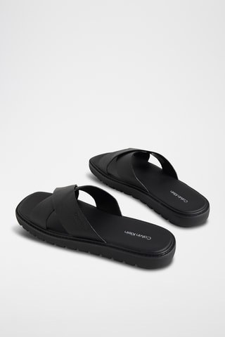 Mules en cuir - Noir