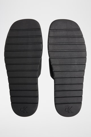 Mules en cuir - Noir