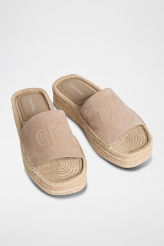 Mules en nubuck - Beige