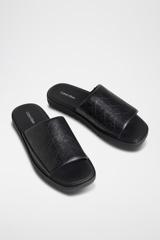 Mules en cuir - Noir