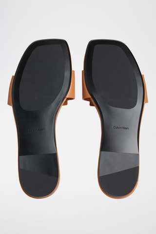 Mules en cuir - Marron
