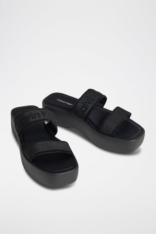Mules plateformes - Noir