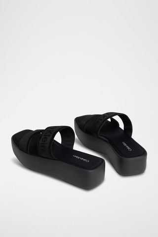 Mules plateformes - Noir