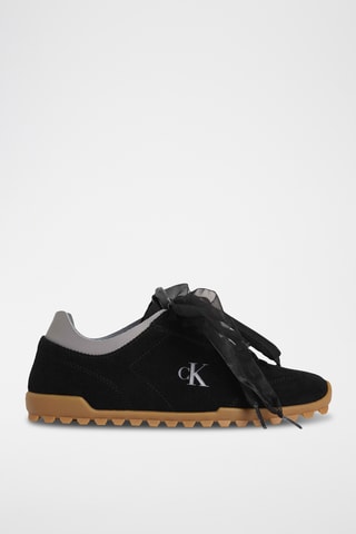 Sneakers in pelle - Nero