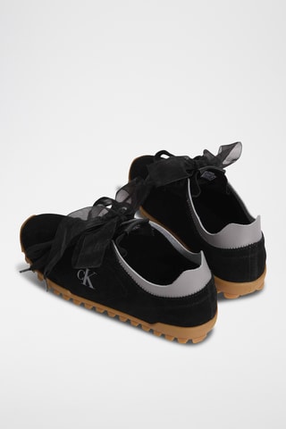 Sneakers in pelle - Nero