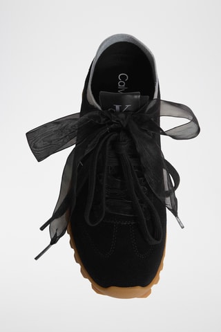 Sneakers in pelle - Nero