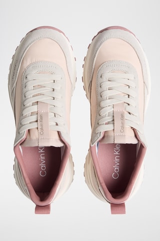 Chaussures de randonnée en cuir - Ecru