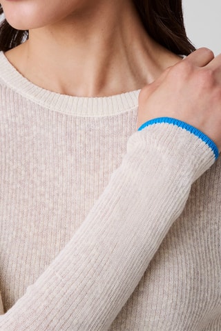 Pull en lin - Ecru
