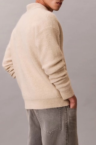Pull en laine et alpaga - Beige