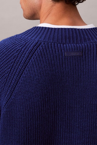 Pull en laine - Bleu marine