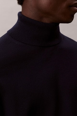 Pull en laine - Bleu marine