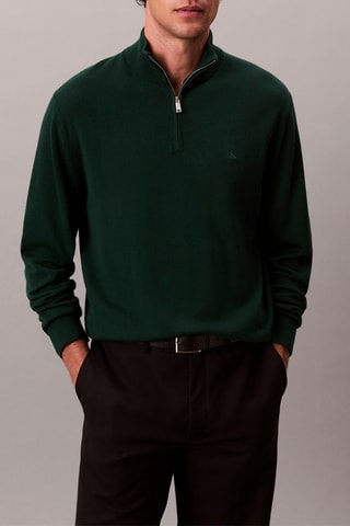 Pull en laine - Vert foncé