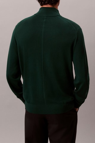 Pull en laine - Vert foncé