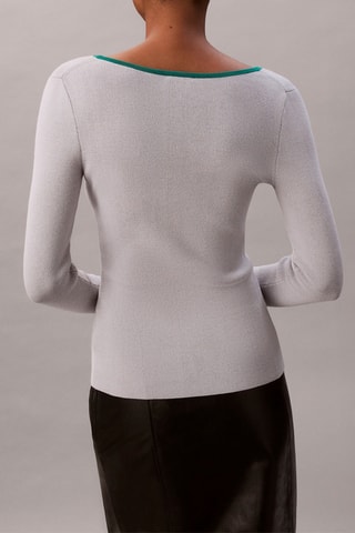 Pull - Vert et gris clair