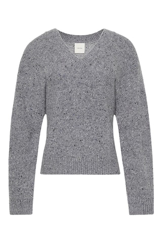 Pull en laine et alpaga - Marron chiné