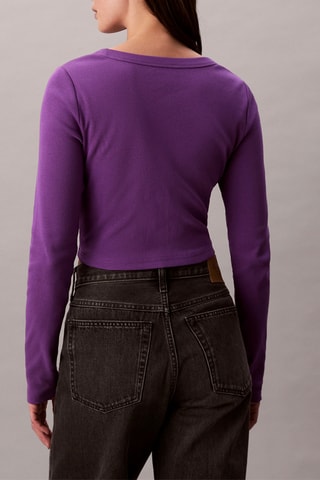 Gilet court - Violet