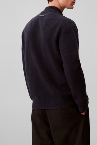 Gilet en laine et cachemire - Bleu marine