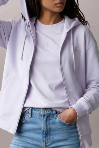 Gilet à capuche - Lilas