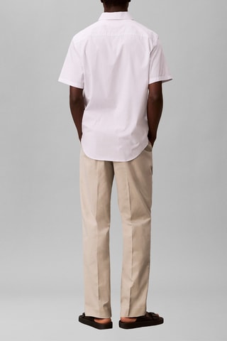 Pantalon straight - Marron clair