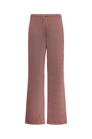 Pantalon straight - Marron