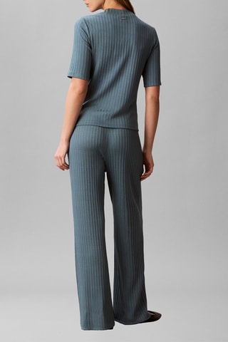 Pantalon straight - Vert