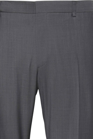Pantalon slim en laine - Gris