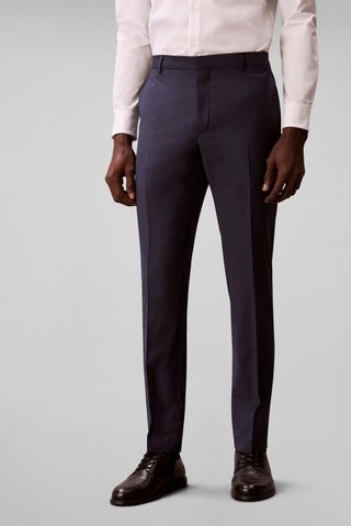 Pantalon en laine - Bleu marine