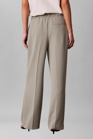 Pantalon relaxed taille haute - Vert d’eau