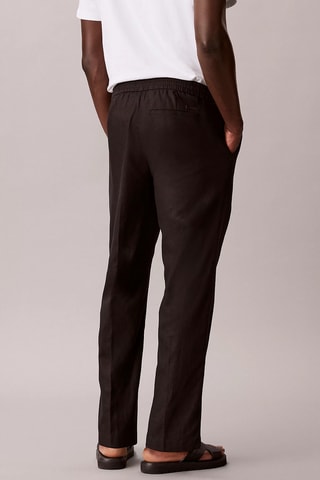 Pantalon en lin - Noir