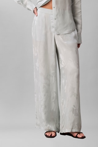Pantalon wide legs - Vert d’eau