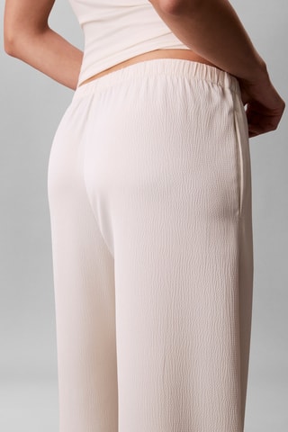 Pantalon regular - Blanc