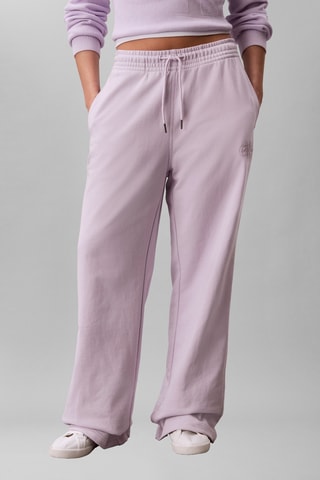 Pantalon straight taille haute - Lilas