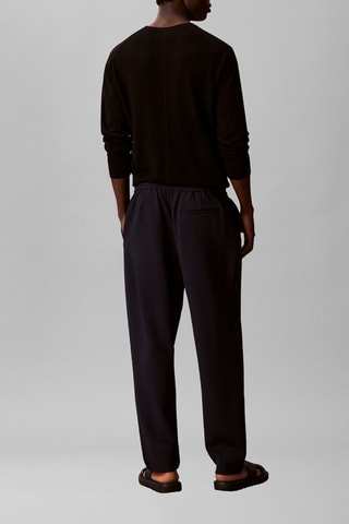 Pantalon tapered - Bleu marine