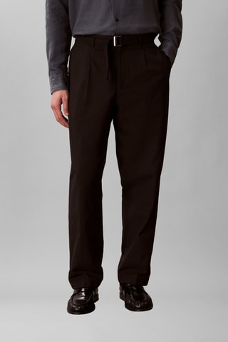 Pantalon straight - Noir