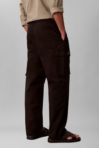 Pantalon cargo straight - Noir