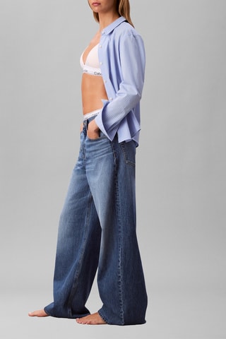 Jean wide legs - Bleu cobalt