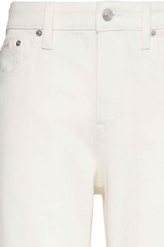 Jean taille haute straight - Blanc
