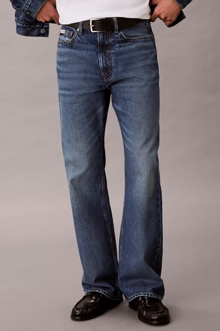 Jean bootcut - Bleu pétrole