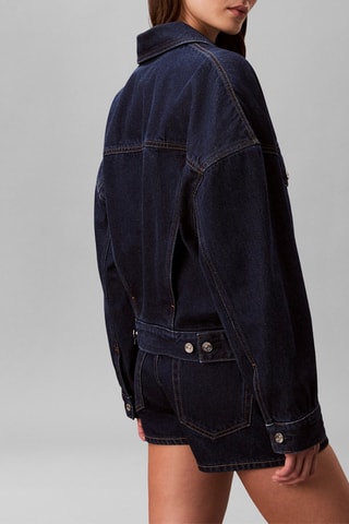 Veste en jean - Bleu marine