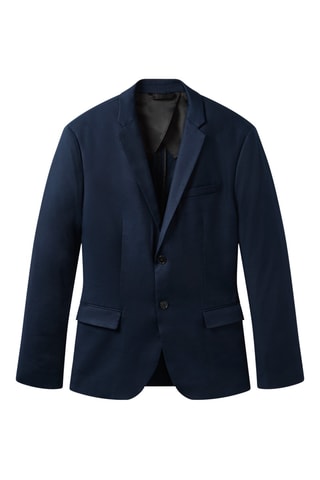 Veste en lin - Bleu foncé