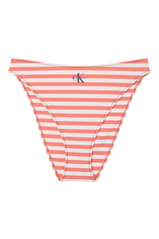 Bas de maillot taille haute - Orange
