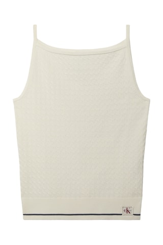 Top slim - Blanc cassé