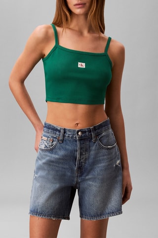 Crop top - Vert foncé