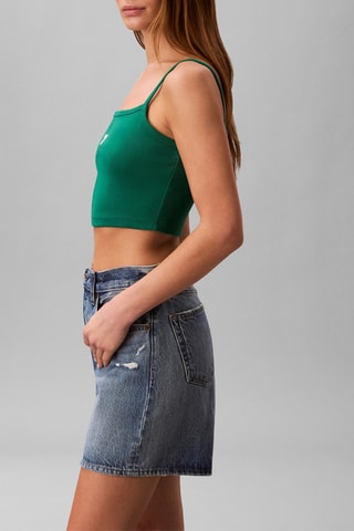 Crop top - Vert foncé