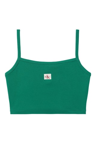 Crop top - Vert foncé