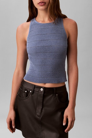 Top - Bleu cobalt