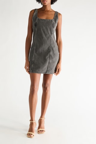 Robe courte sans manches - Gris foncé