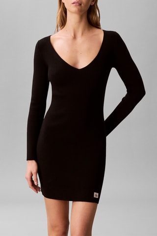 Robe fourreau - Noir