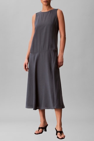 Robe midi - Bleu nuit